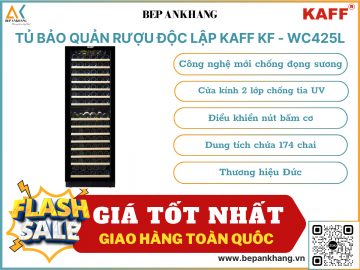 Tủ bảo quản rượu đứng độc lập kaff KF - WC425L - Thương hiệu Đức